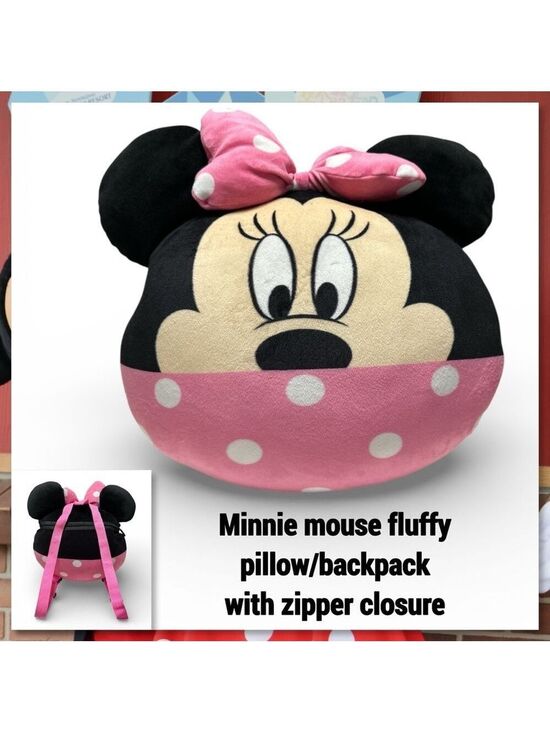 Disney Handbags - Disney Minnie Mouse Pink and Black Kids Backpack